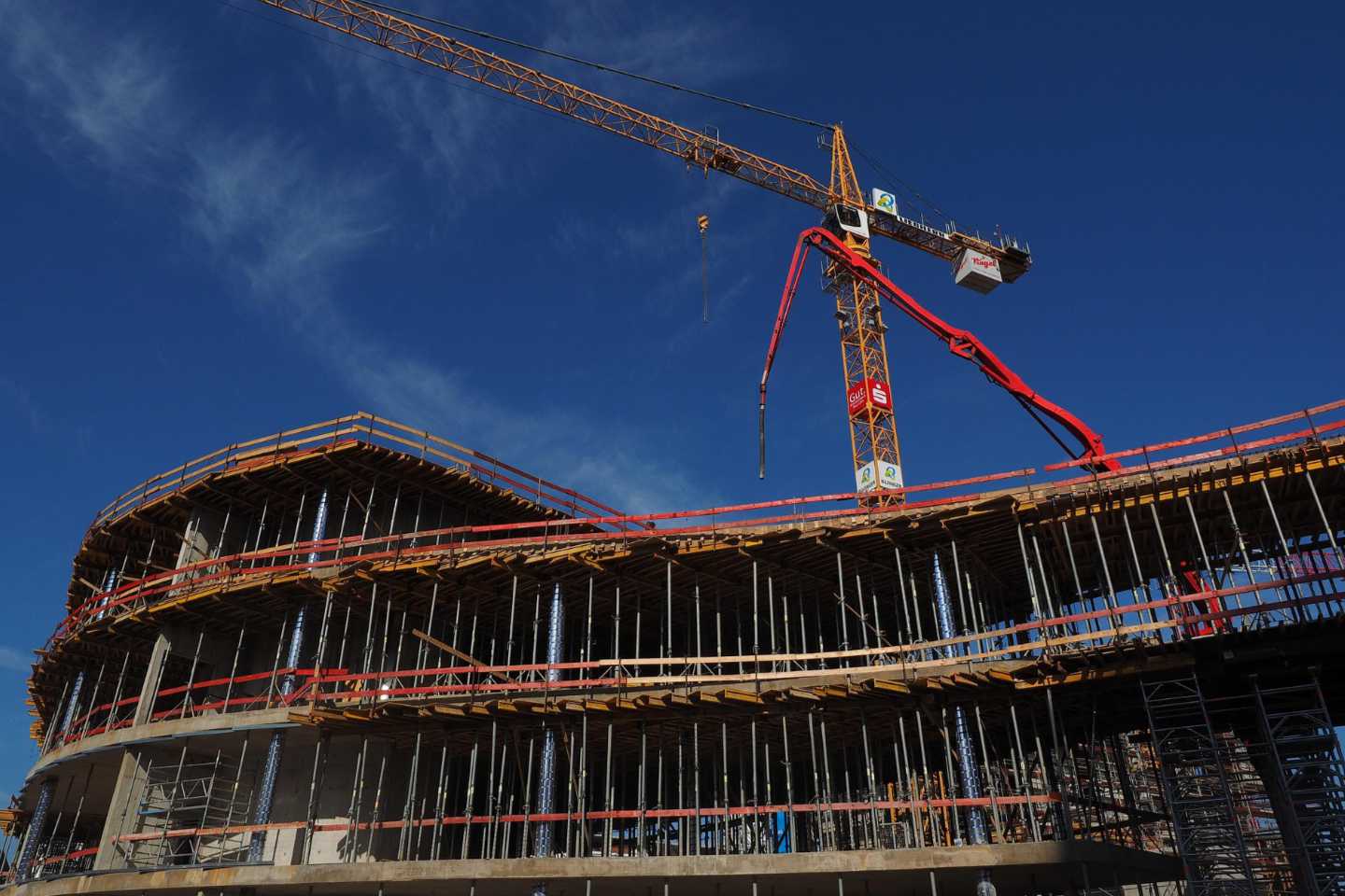 Industriebau Baustelle